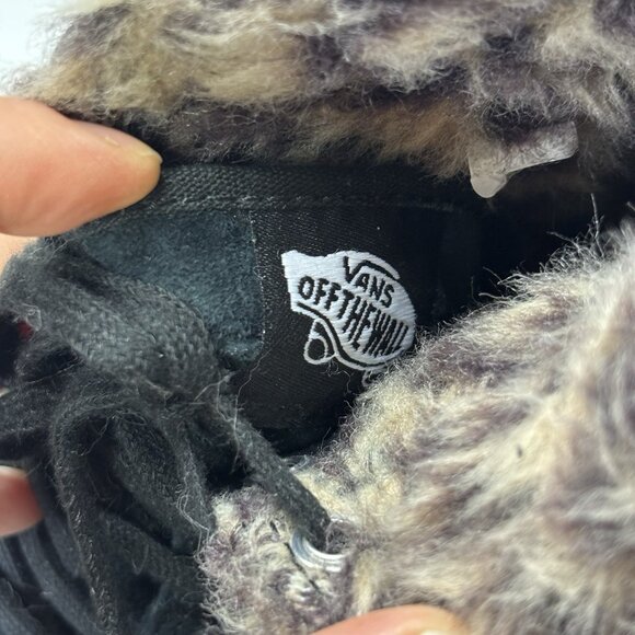 Vans Sk8-Hi MTE Fur Lined Black Suede High Top Sneakers Men’s 6.5 Women’s 8 Y2K - Picture 10 of 11